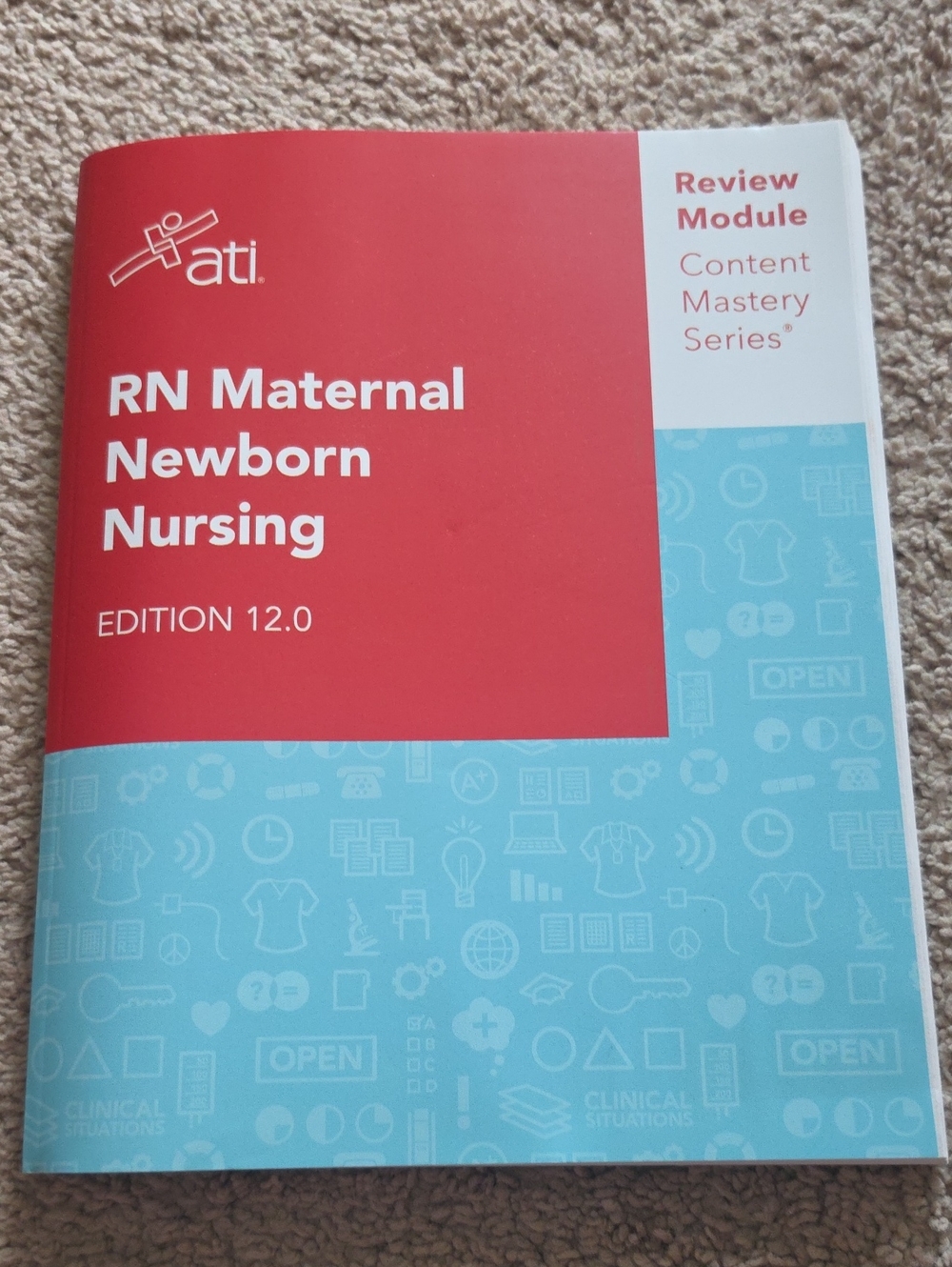 RN Maternal Newborn Nursing Review Module - Red/Light Blue